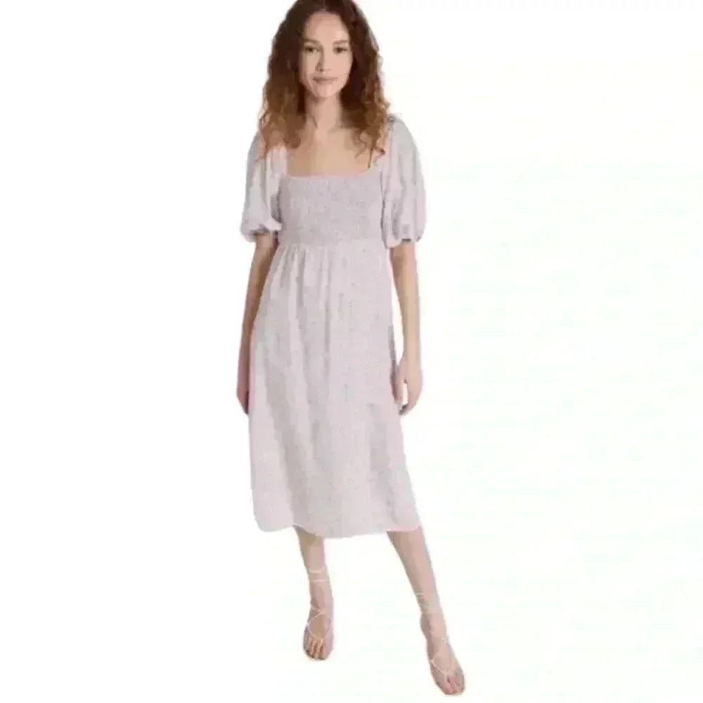 Sokee Collective Babydoll Ditsy Floral Cottagcore Dress, Sz Small. NWT